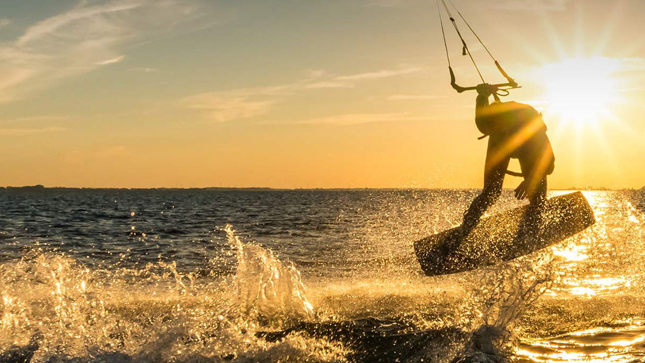 Kitesurfing from Kalpitiya