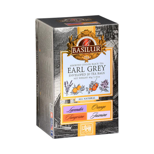 Basilur Earl Grey Collection (40g) 20 čajových sáčků