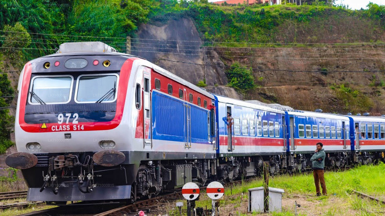 Badulla to Colombo train ride on (Train No: 1002 "Denuwara Menike")