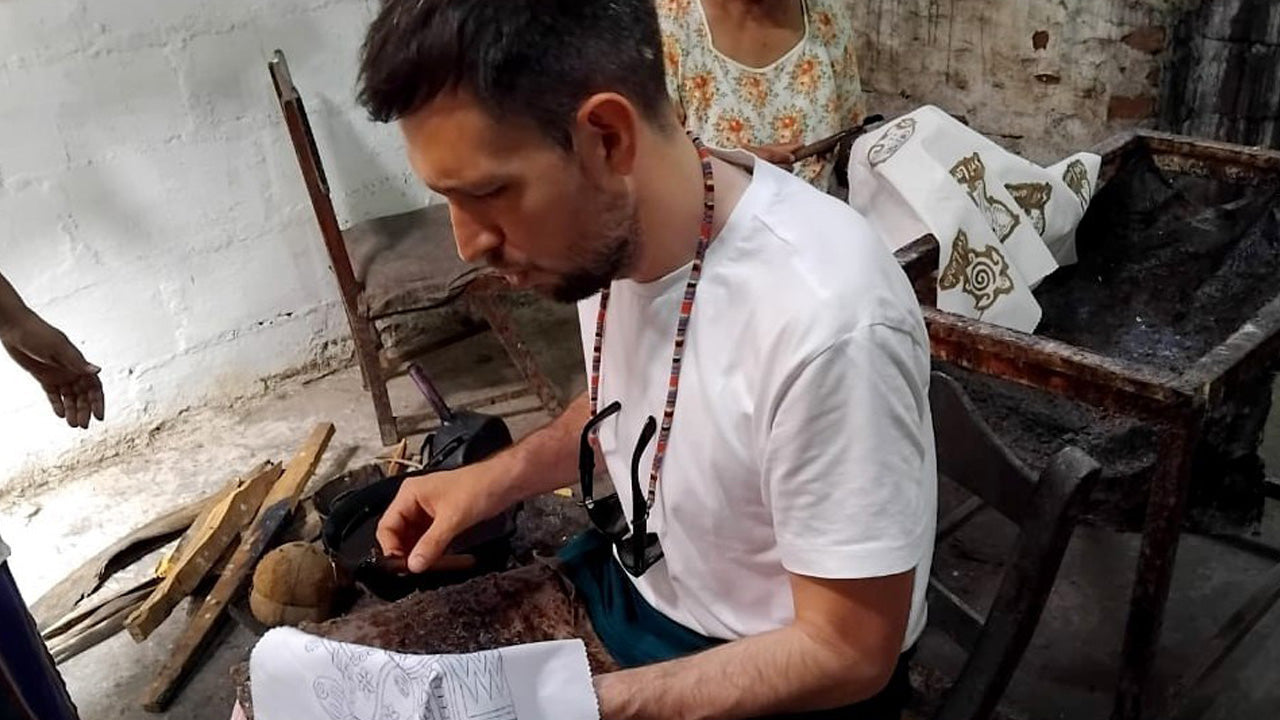 Zkušenosti s výrobou batiky z Kandy
