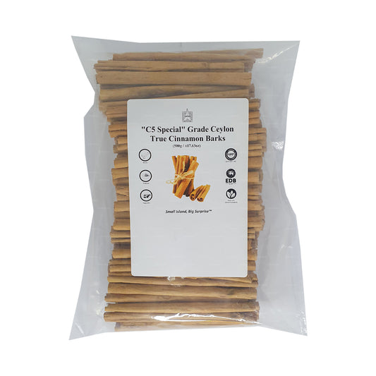 Lakpura "C5 Special" Grade Ceylon True Cinnamon Barks Pack