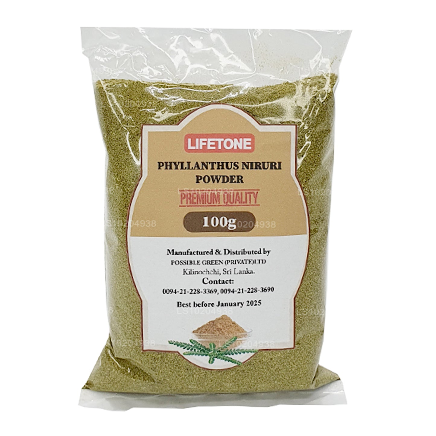Lifetone Phylanthus Niruri prášek (100 g)