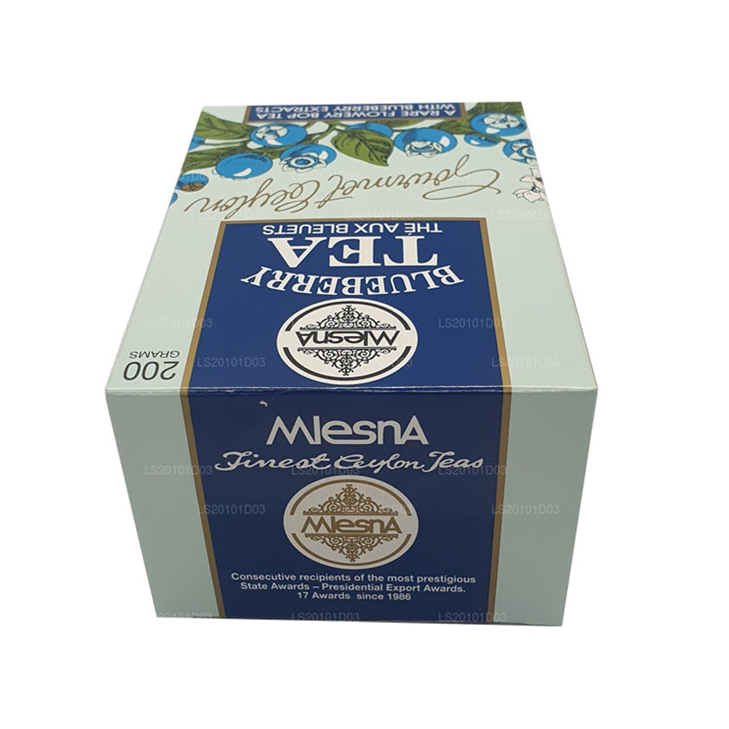 Mlesna Blueberry BOP Leaf Tea  (200g)