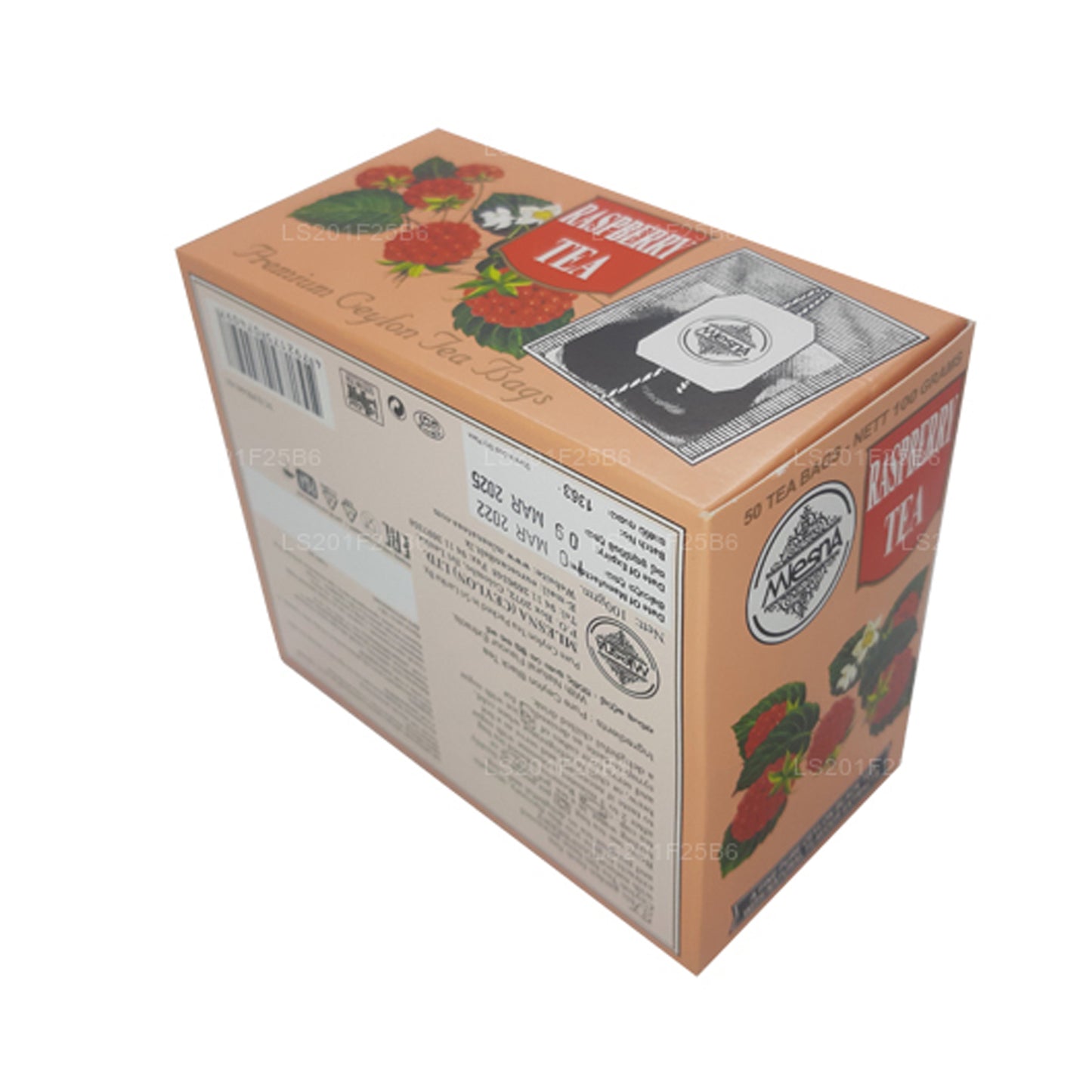 Mlesna Raspberry Tea (100g) 50 Tea Bags