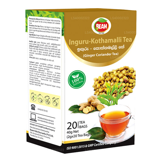 Beam zázvorový koriandrový čaj (40g) 20 čajových sáčků