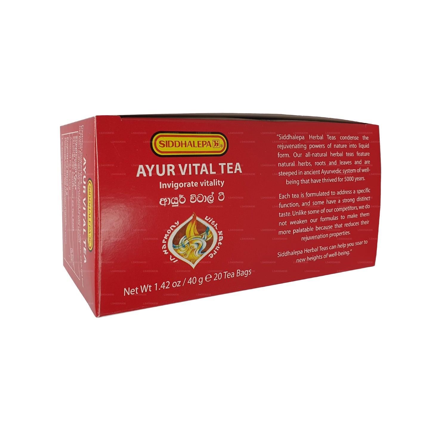 Siddhalepa Ayur Vital čaj (40g) 20 čajových sáčků