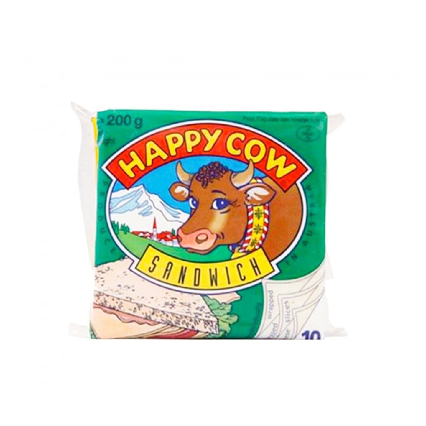 Sendvič s plátky sýra Happy Cow (200g)