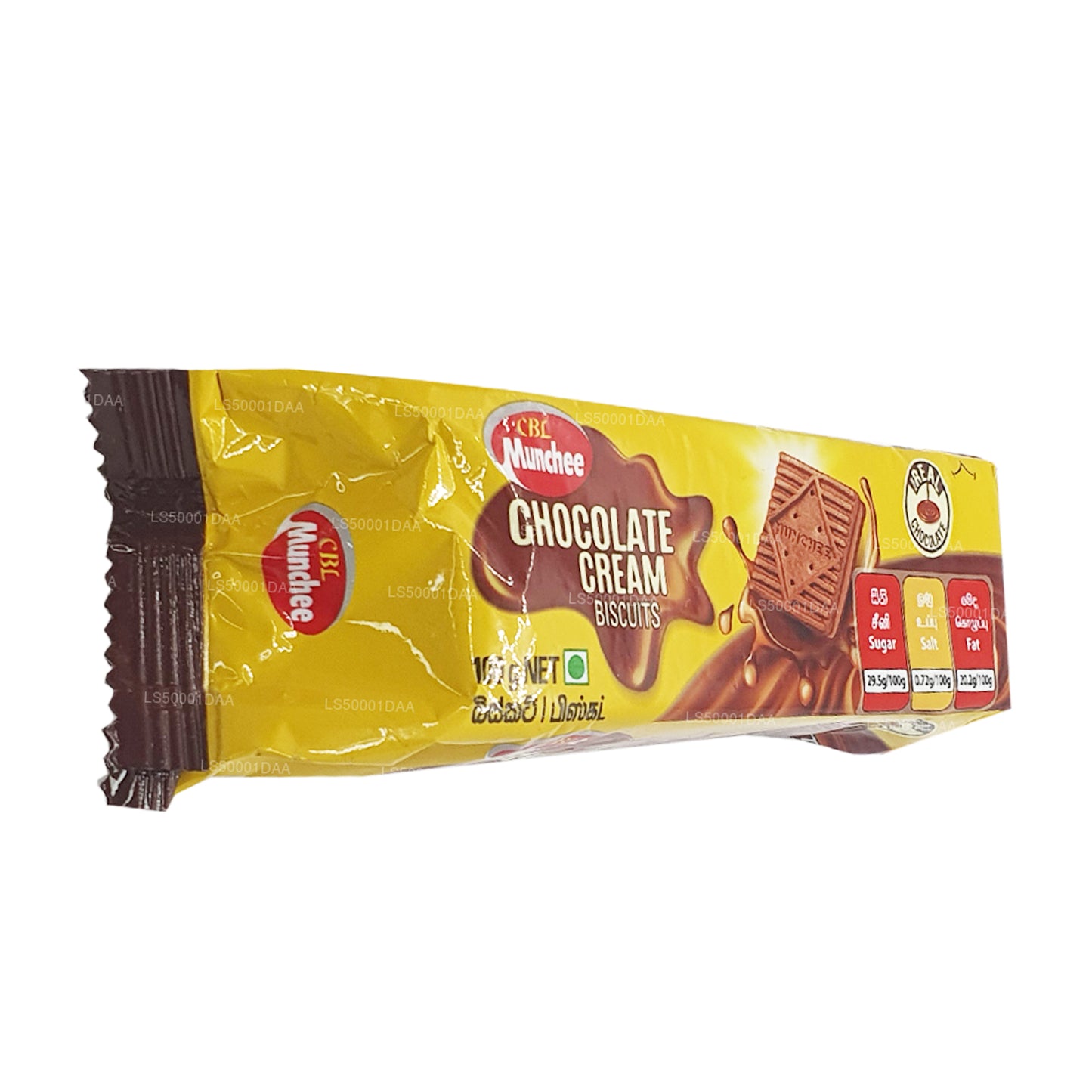 Munchee čokoládové krémové sušenky (100g)