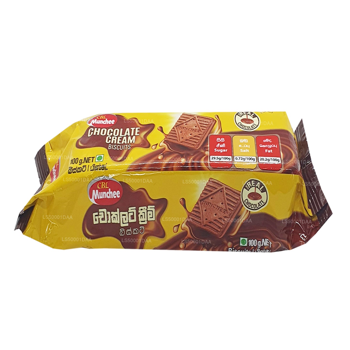 Munchee čokoládové krémové sušenky (100g)
