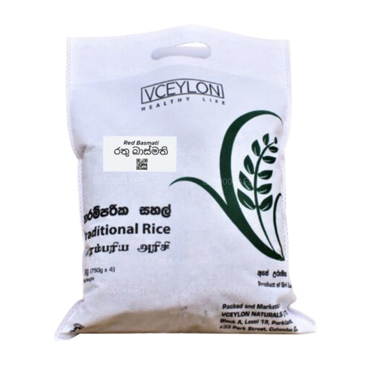 VCeylon Red Basmati (3kg)