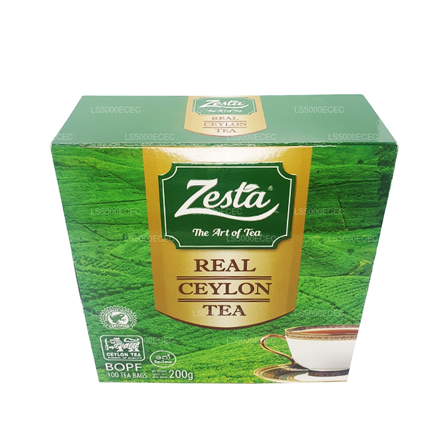 Čaj Zesta Real Ceylon (200g) 100 čajových sáčků