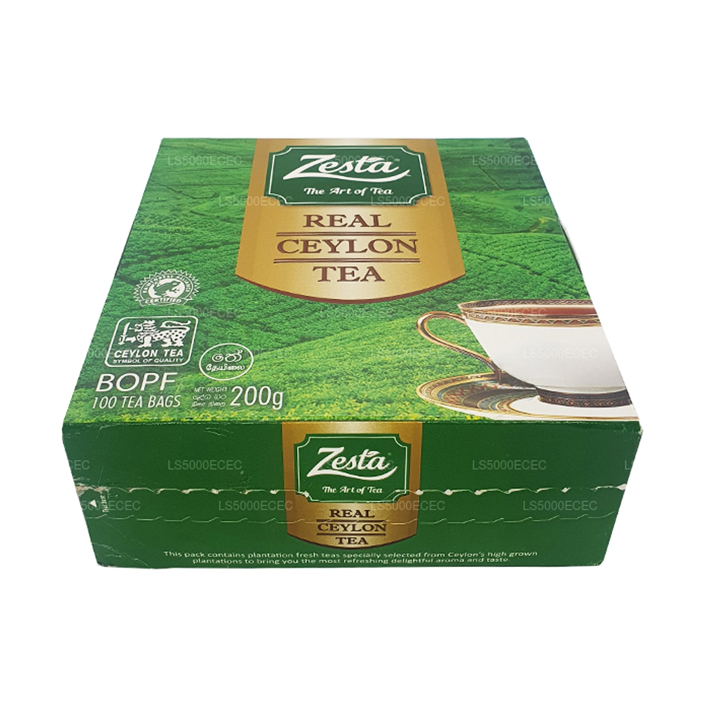 Čaj Zesta Real Ceylon (200g) 100 čajových sáčků