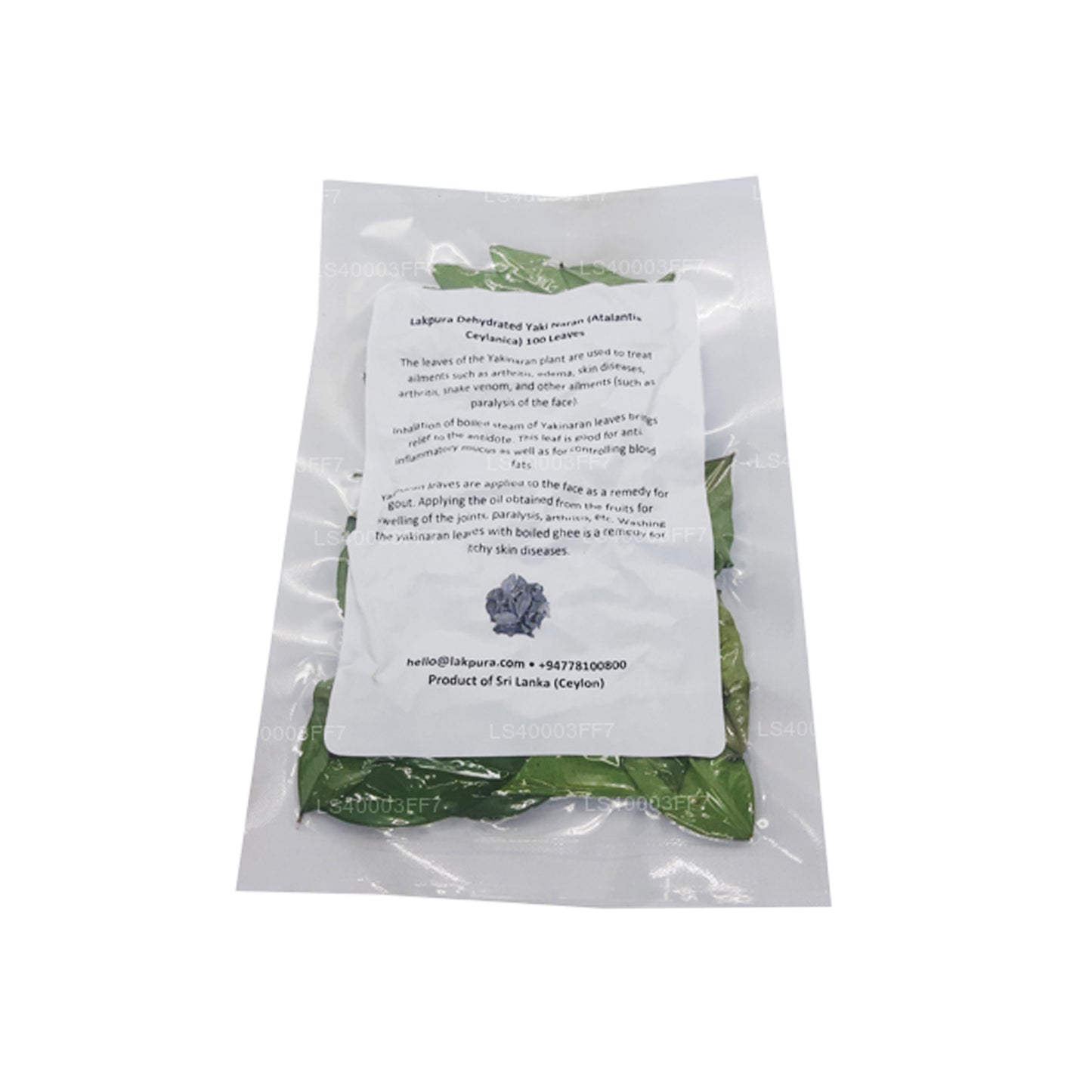 Lakpura Dehydratované listy Yaki Naran (Atalantia Ceylanica) (100g)