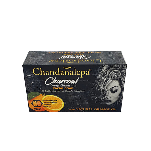 Chandanalepa Charcoal Deep Cleansing Bar (100g)