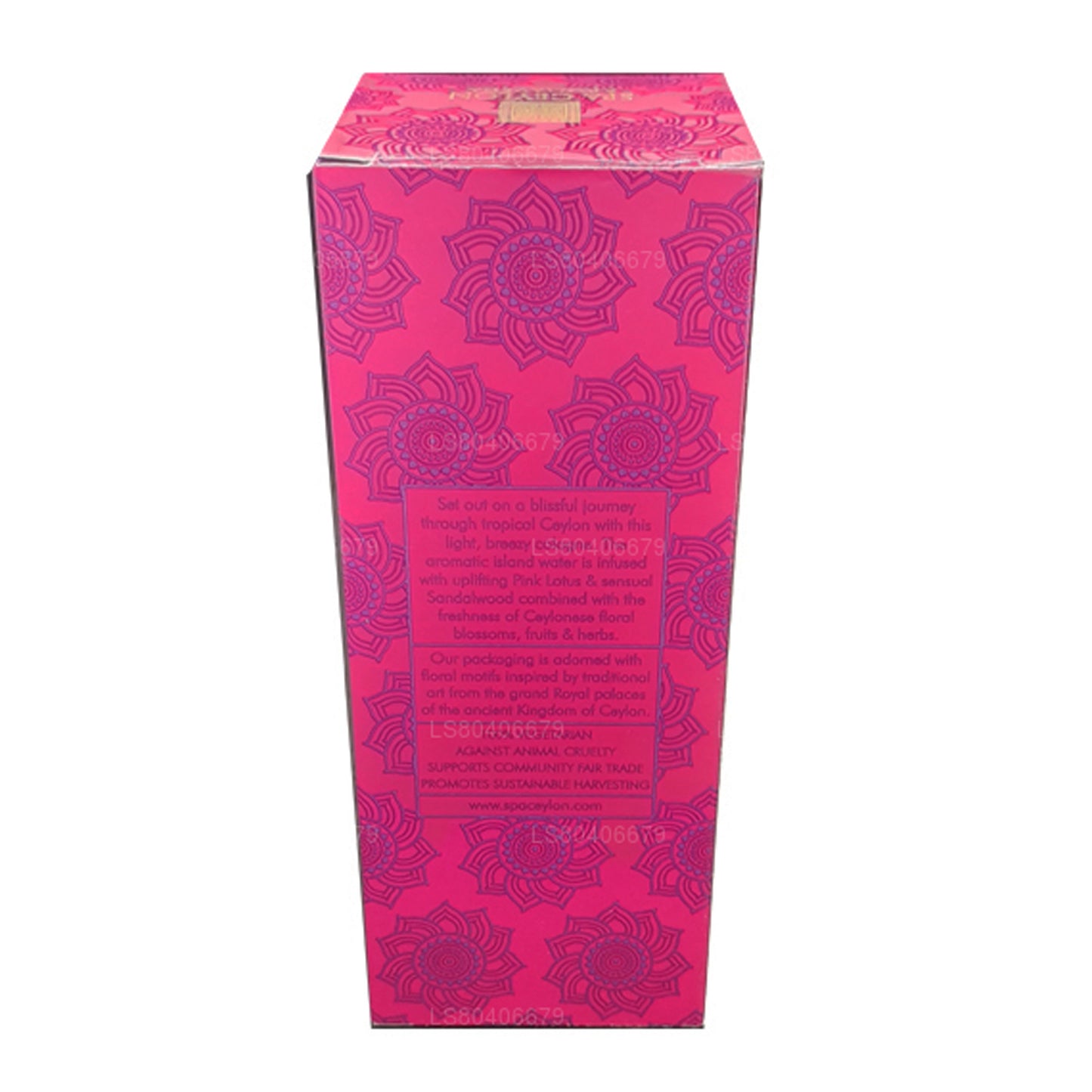 Spa Ceylon Pink Lotus Sandalwood Eau de Ceylon (100ml)