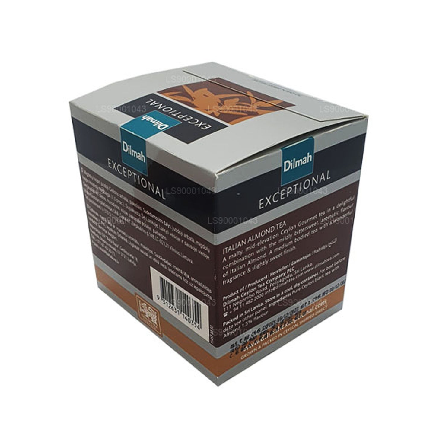 Dilmah Exceptional Italian Almond Real Leaf Tea (40g) 20 čajových sáčků
