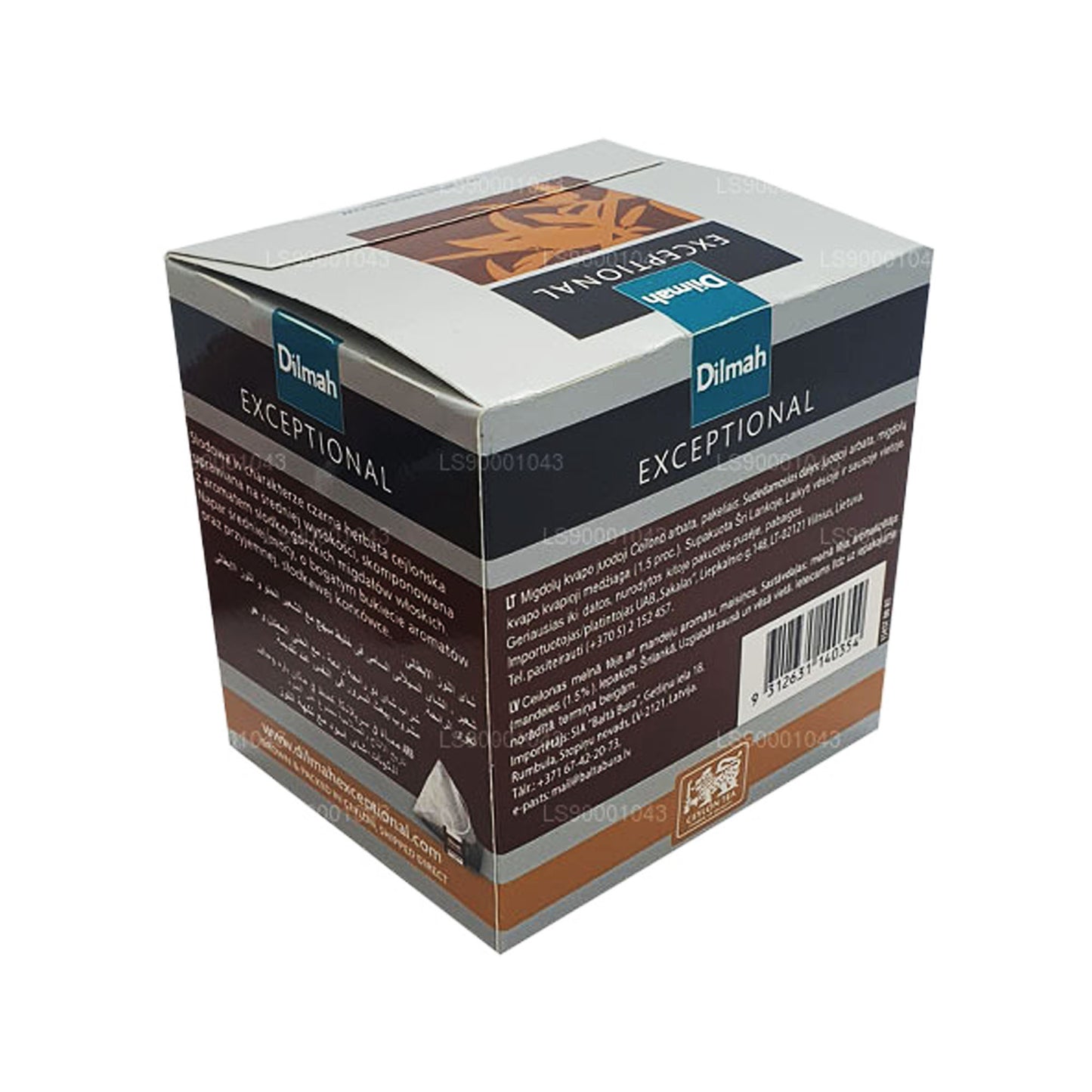 Dilmah Exceptional Italian Almond Real Leaf Tea (40g) 20 čajových sáčků