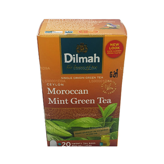 Dilmah Ceylon marocký mátový zelený čaj (40g) 20 čajových sáčků