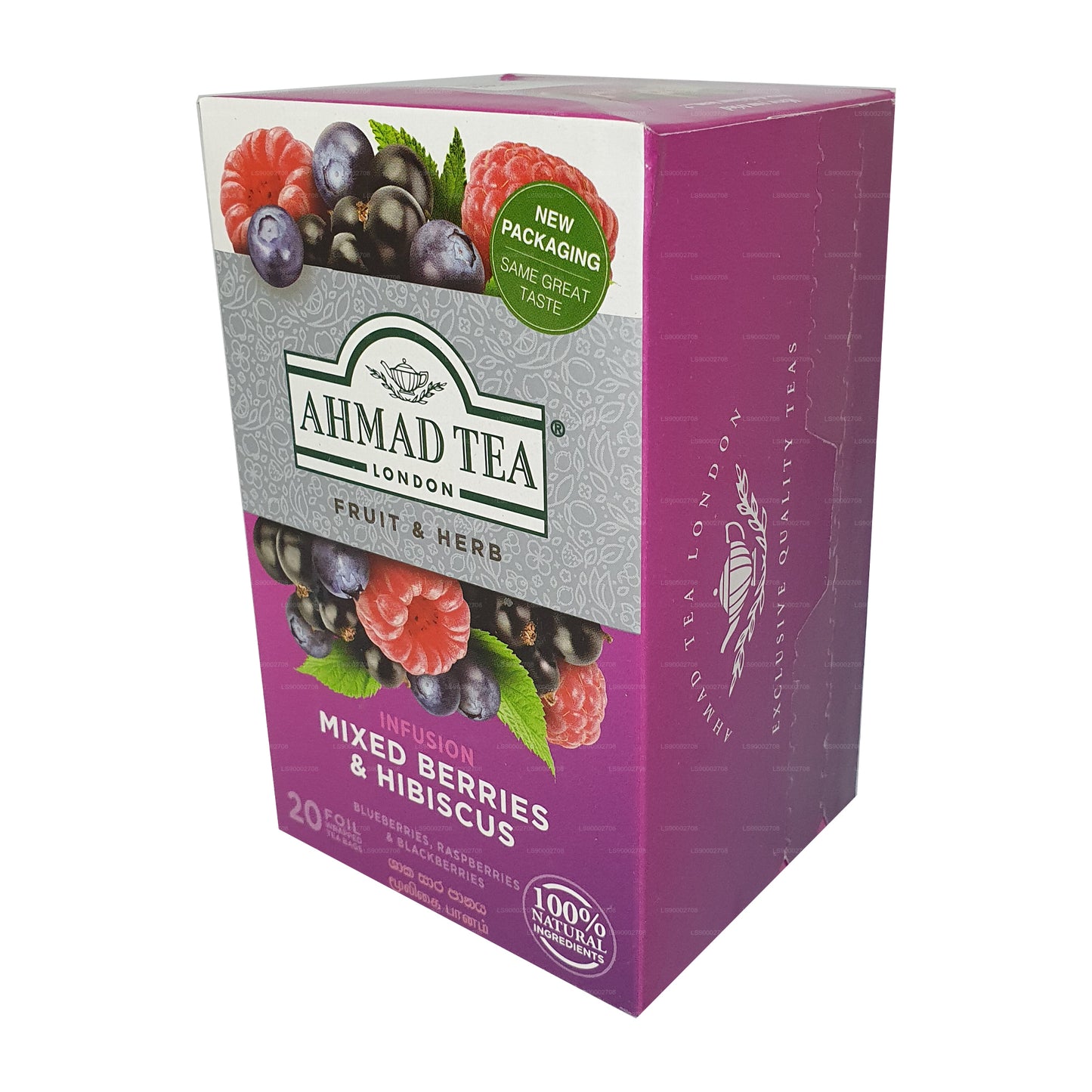 Ahmad Tea Mixed Berry & Hibiscus (40g) 20 Foil Tea Bags