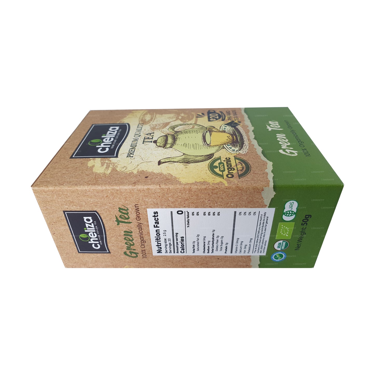 Cheliza Green Tea (50g) 20 Tea Bags