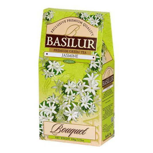 Basilur Bouquet Jasmine Premium Green Tea (100g)