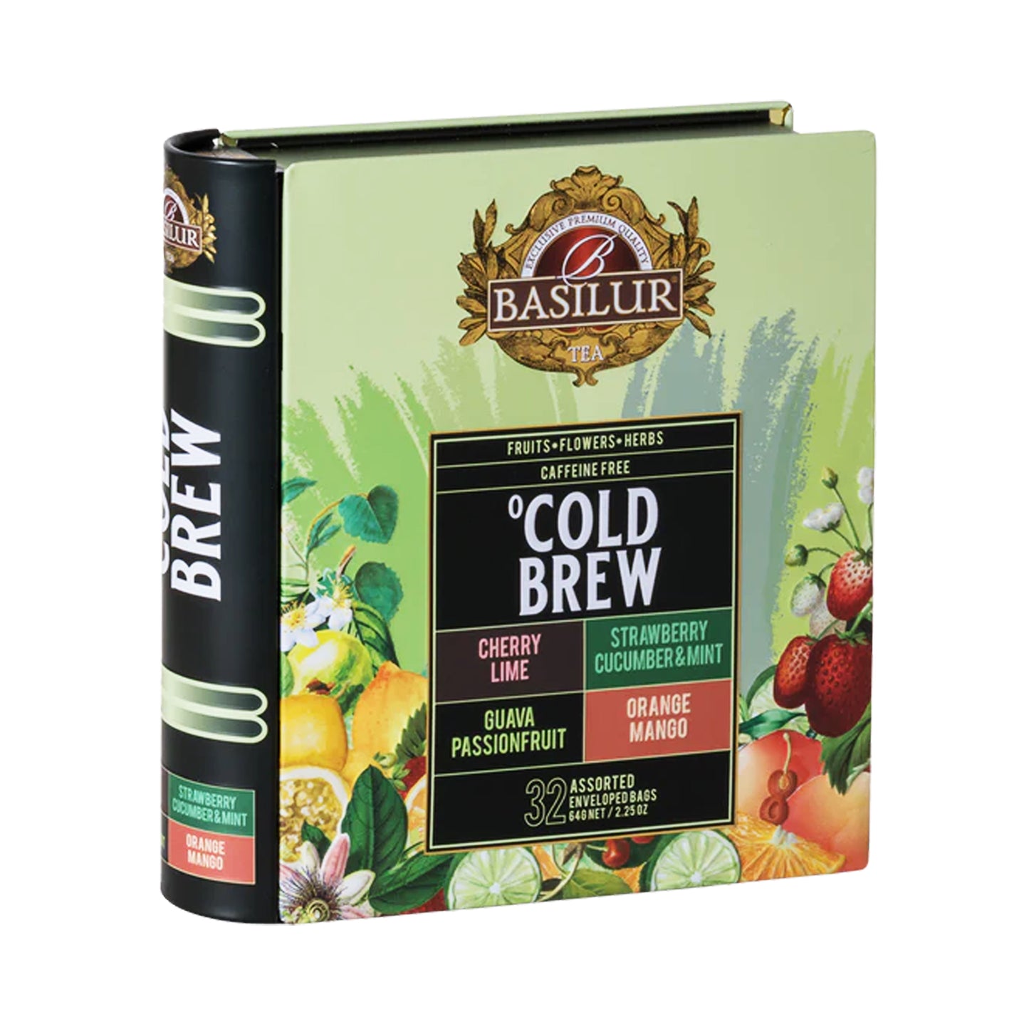 Basilur Cold Brew Assorted Tea Book (60g) 32 čajových sáčků