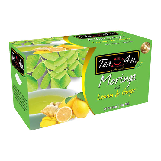 Tea4U Moringa s citronem a zázvorem (30g) 25 čajových sáčků