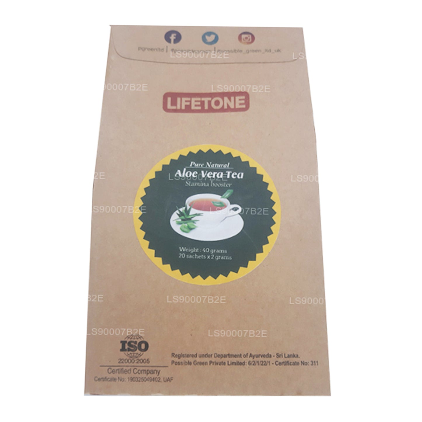 Lifetone Aloe Vera Tea (40g)