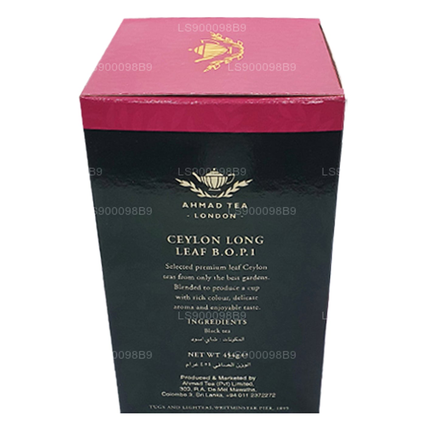 Ahmad Tea Ceylon Long Leaf Loose Tea Carton