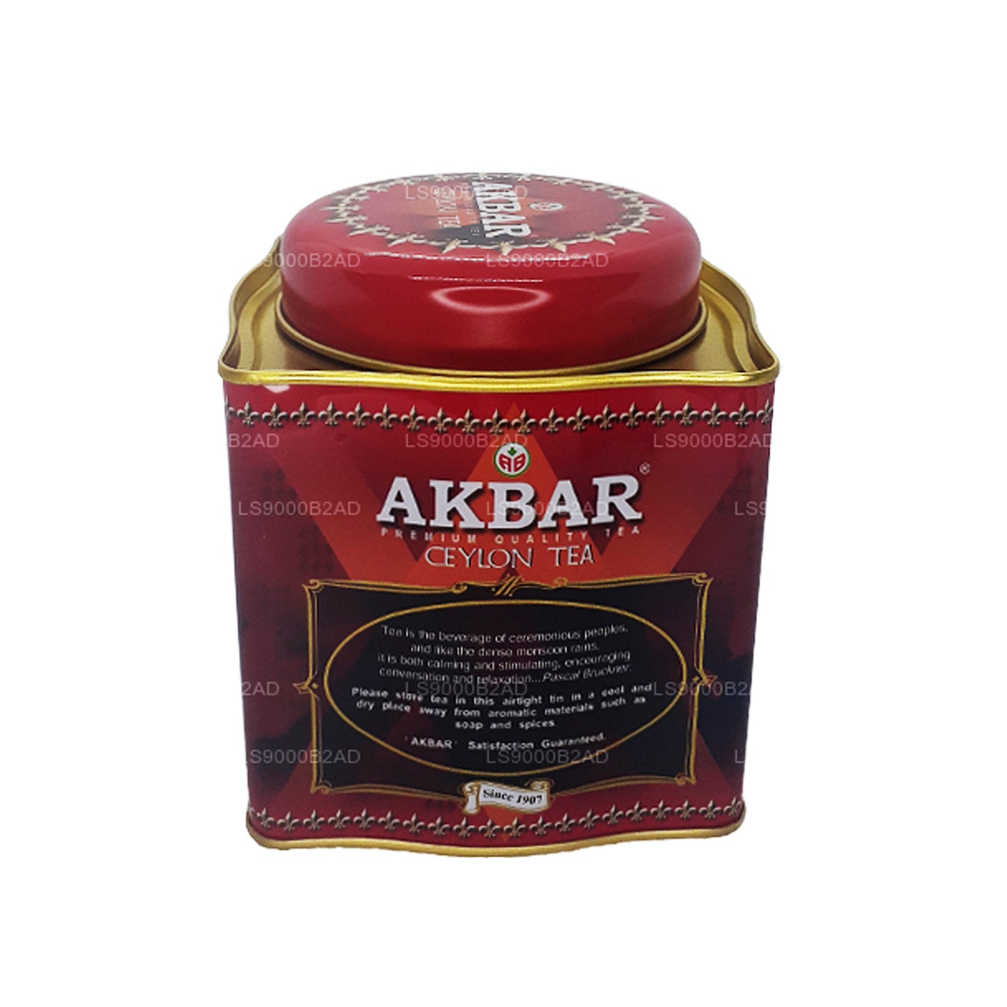 Akbar Classic Ceylonský čajový listový čaj (250g) Plechovka