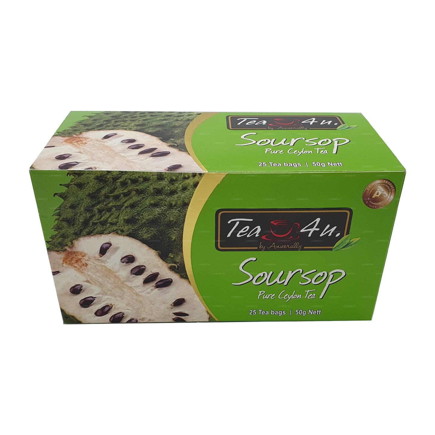 Tea4U Černý čaj se soursopem (50g) 25 čajových sáčků