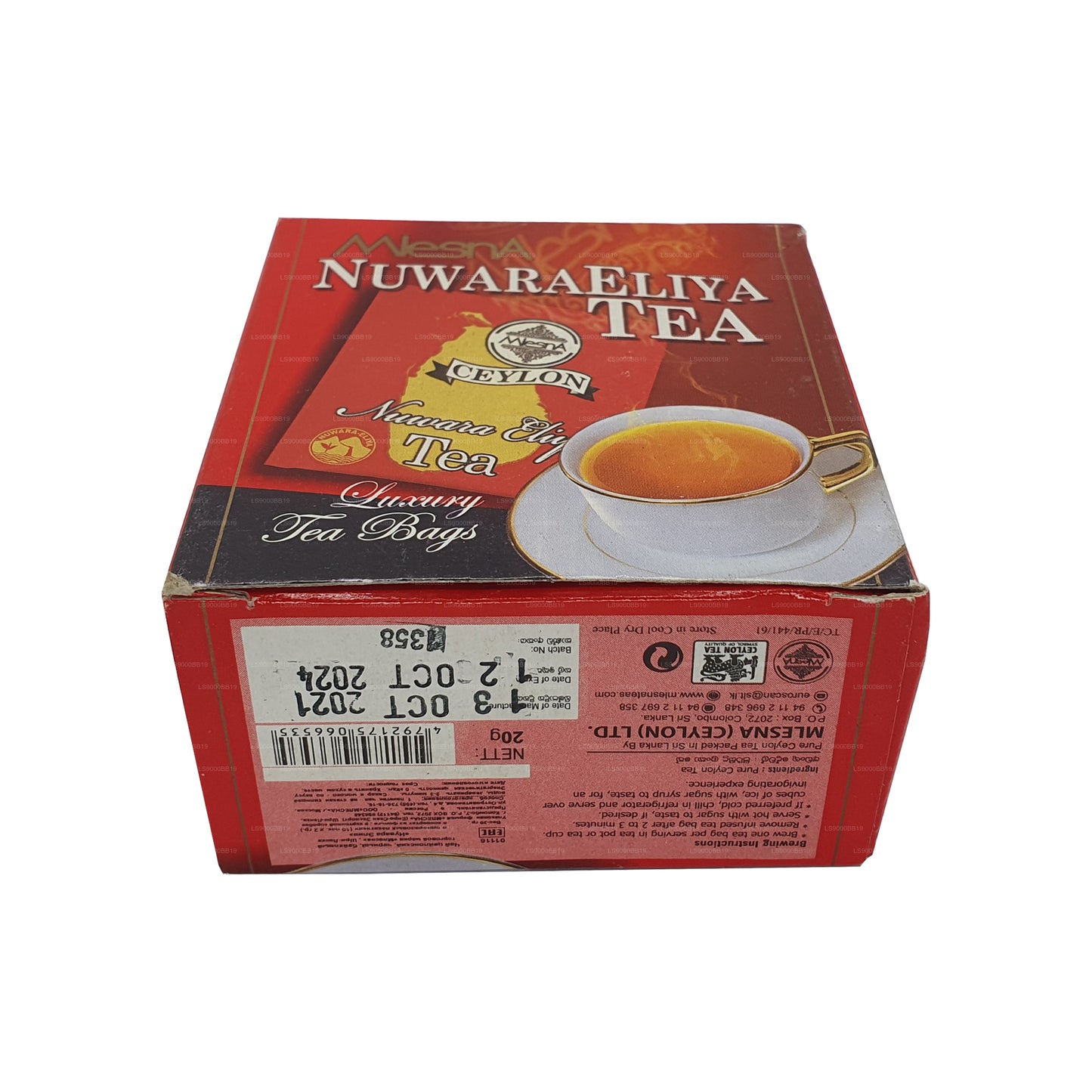 Čaj Mlesna Nuwara Eliya (20g)