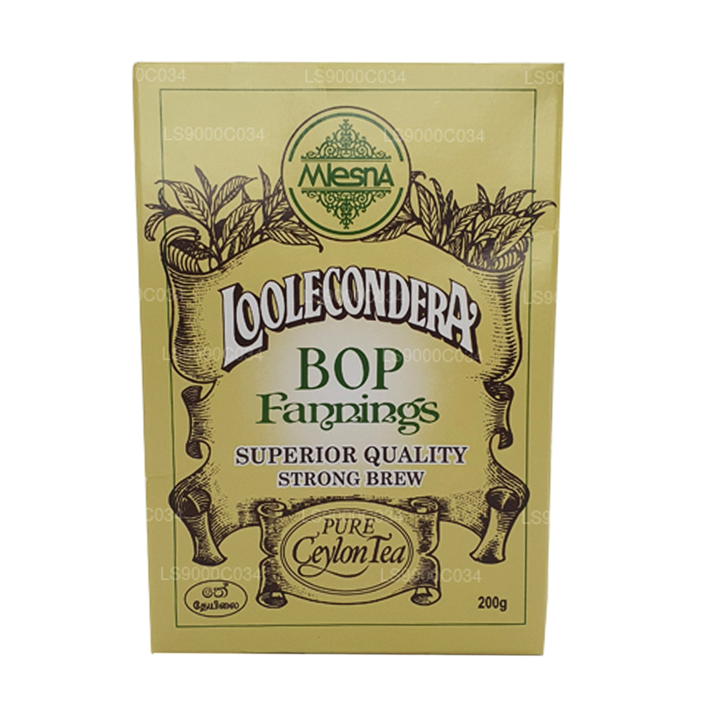 Mlesna Loolecondera BOP Fannings Strong Brew sypký čaj (200g)