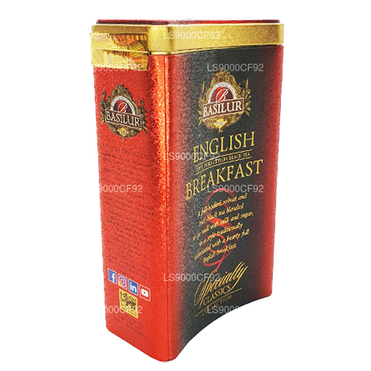 Basilur Specialty Classics English Breakfast caddy (100g)