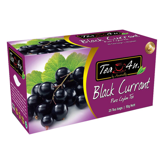 Tea4U Čaj z černého rybízu (50g) 25 čajových sáčků