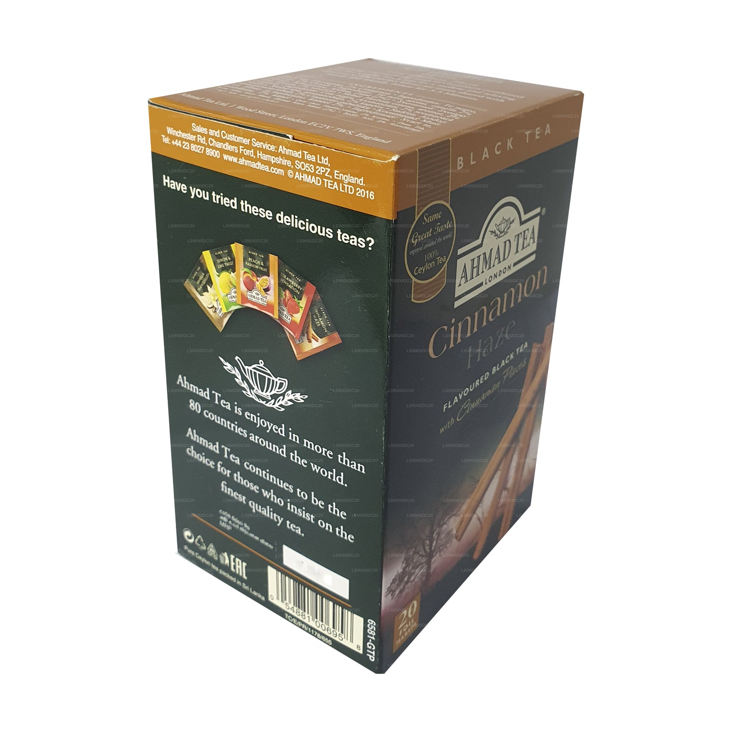 Ahmad Tea Cinnamon Haze 20 Foil Tea Bags (40g)