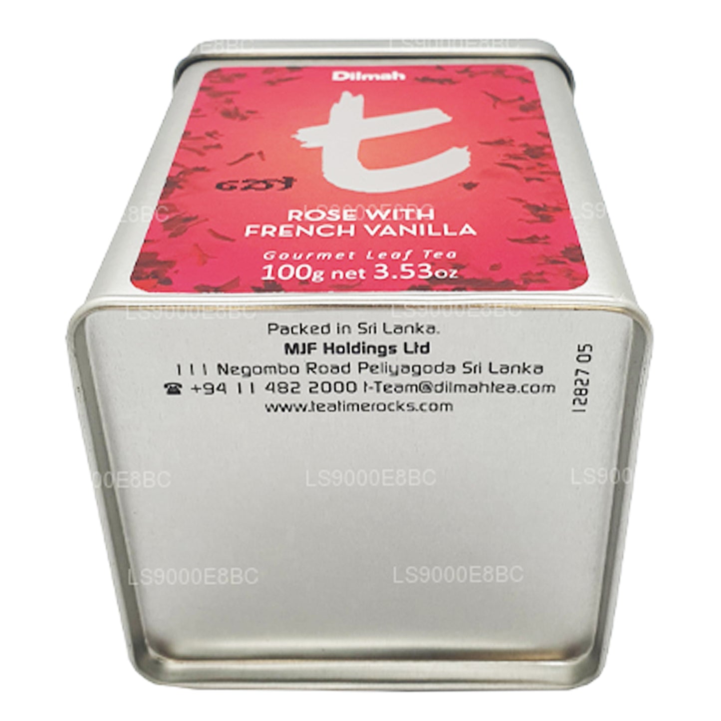 Dilmah T-series Rose s francouzským vanilkovým sypaným listovým čajem (100g)