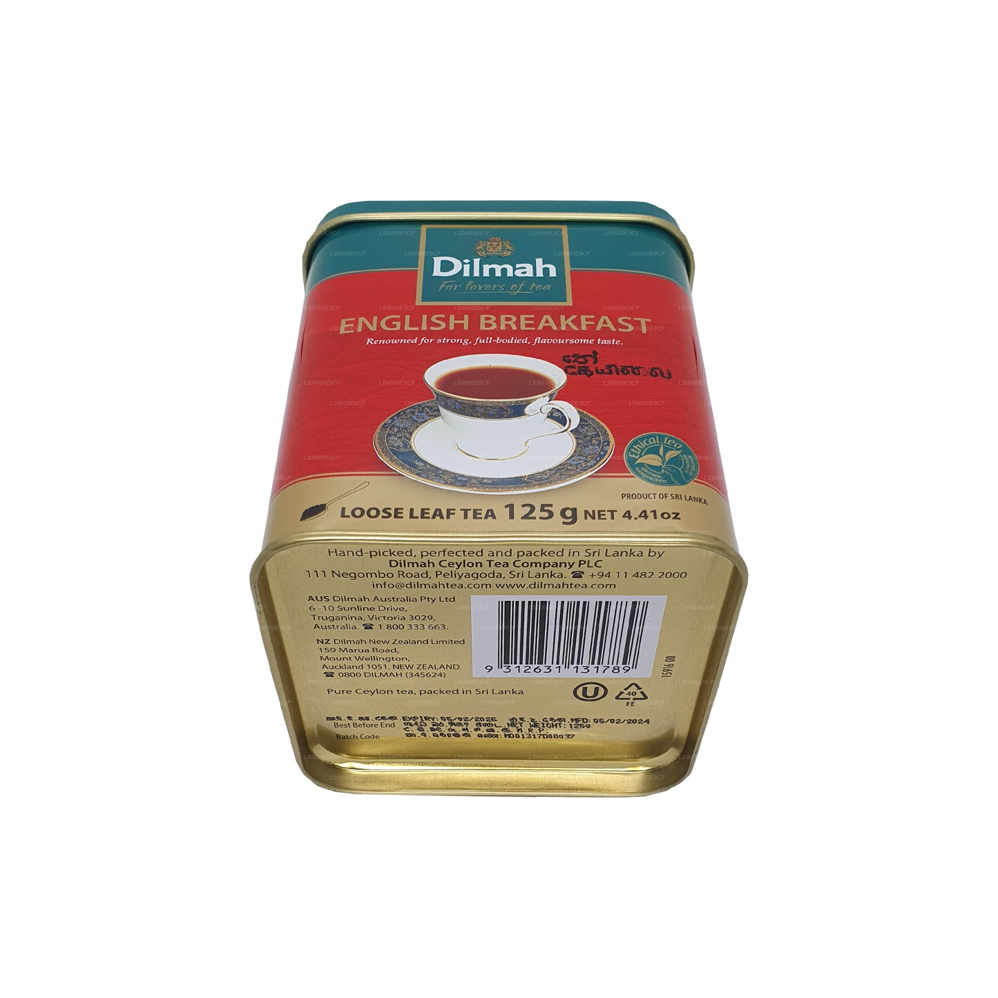 Dilmah anglický snídaňový sypaný listový čaj (125g)