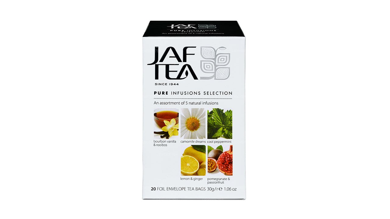 Jaf Tea Pure Infusions selection Foil Envelop Tea Bags (30g)