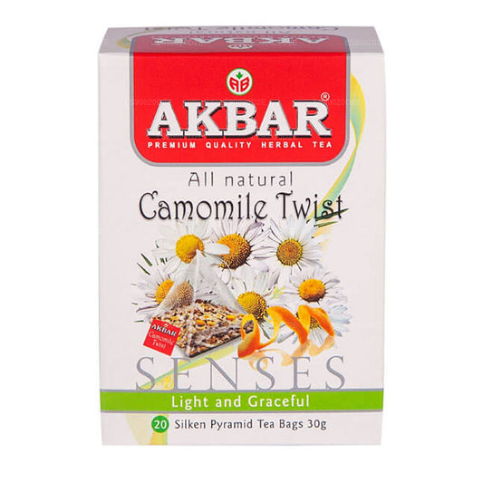 Akbar Camomile Twist čaj (30g) 20 čajových sáčků