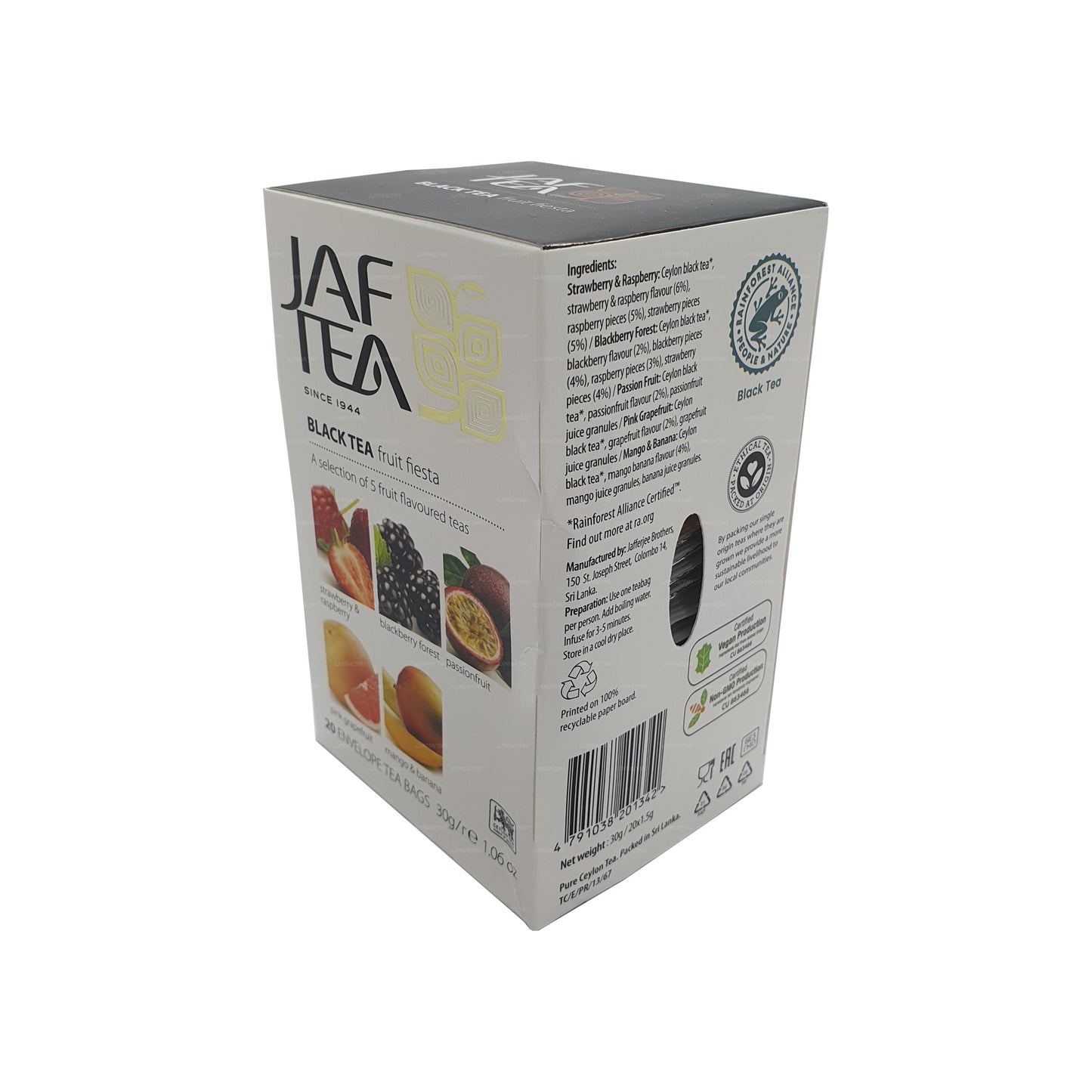 Jaf Tea Fruit Fiesta Black Tea (30g) 20 Tea Bags