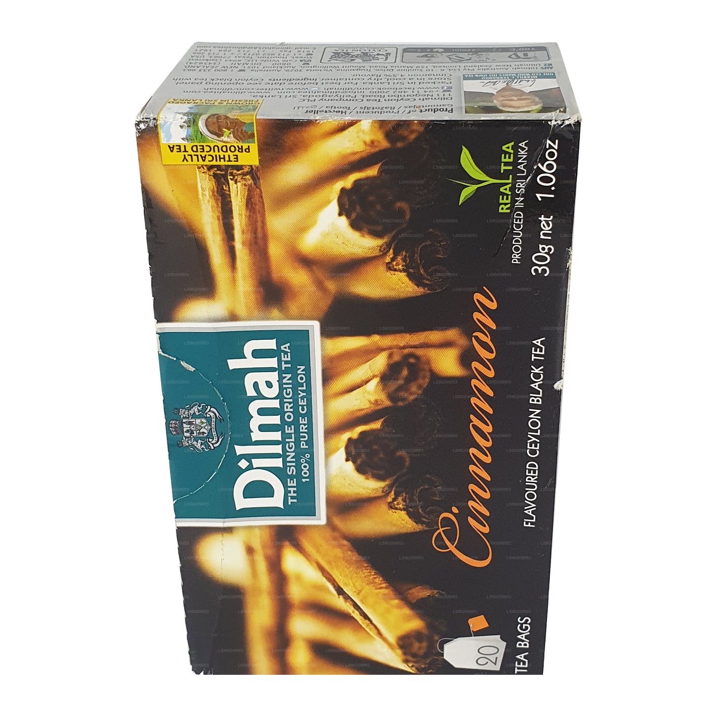 Dilmah cinnamon Flavored Tea (40g) 20 Tea Bags