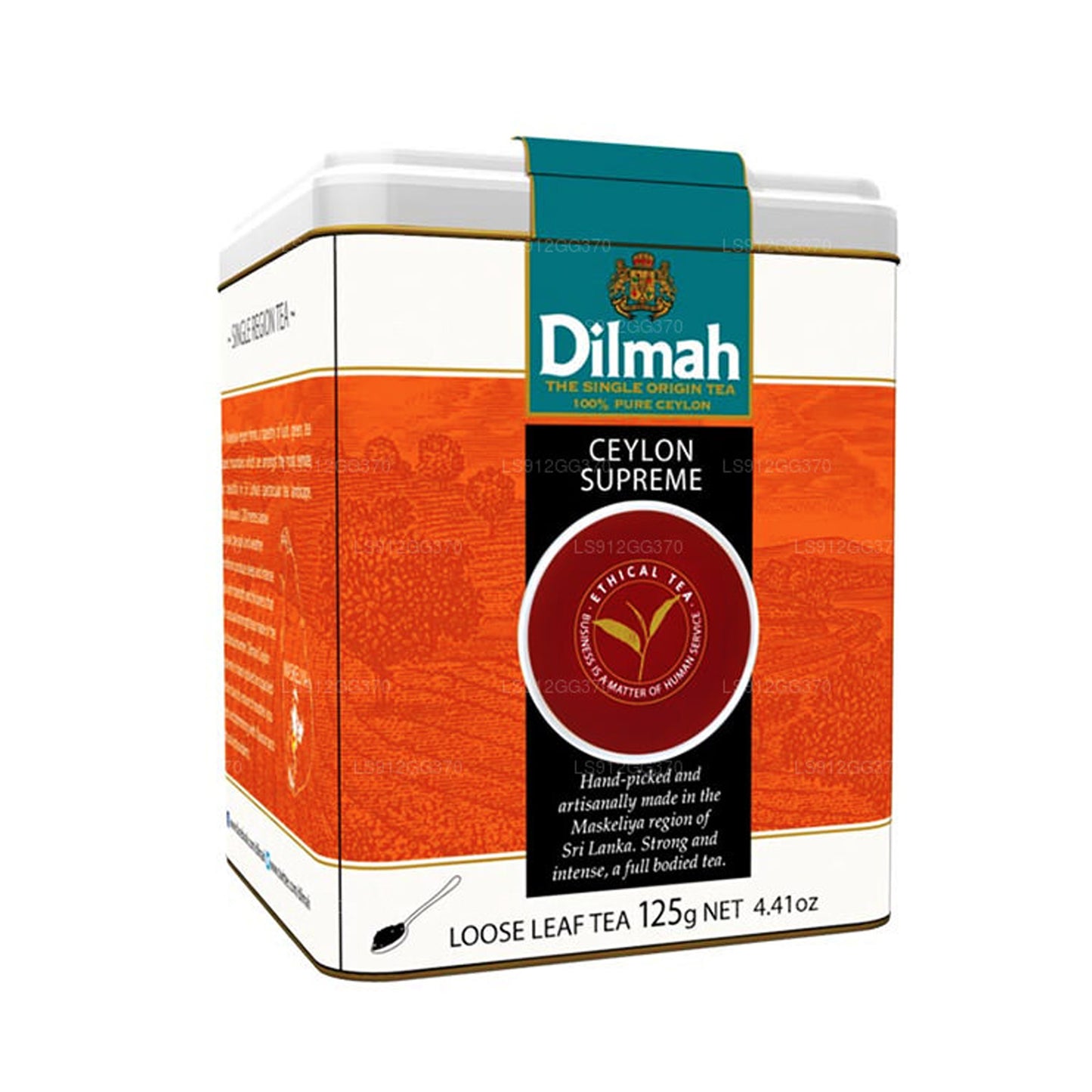 Dilmah Ceylon Supreme Loose Leaf Tea caddy (125g)