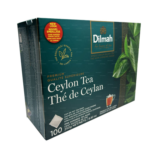 Dilmah Premium Ceylon čaj (250 g) 100 bezznačkových čajových sáčků