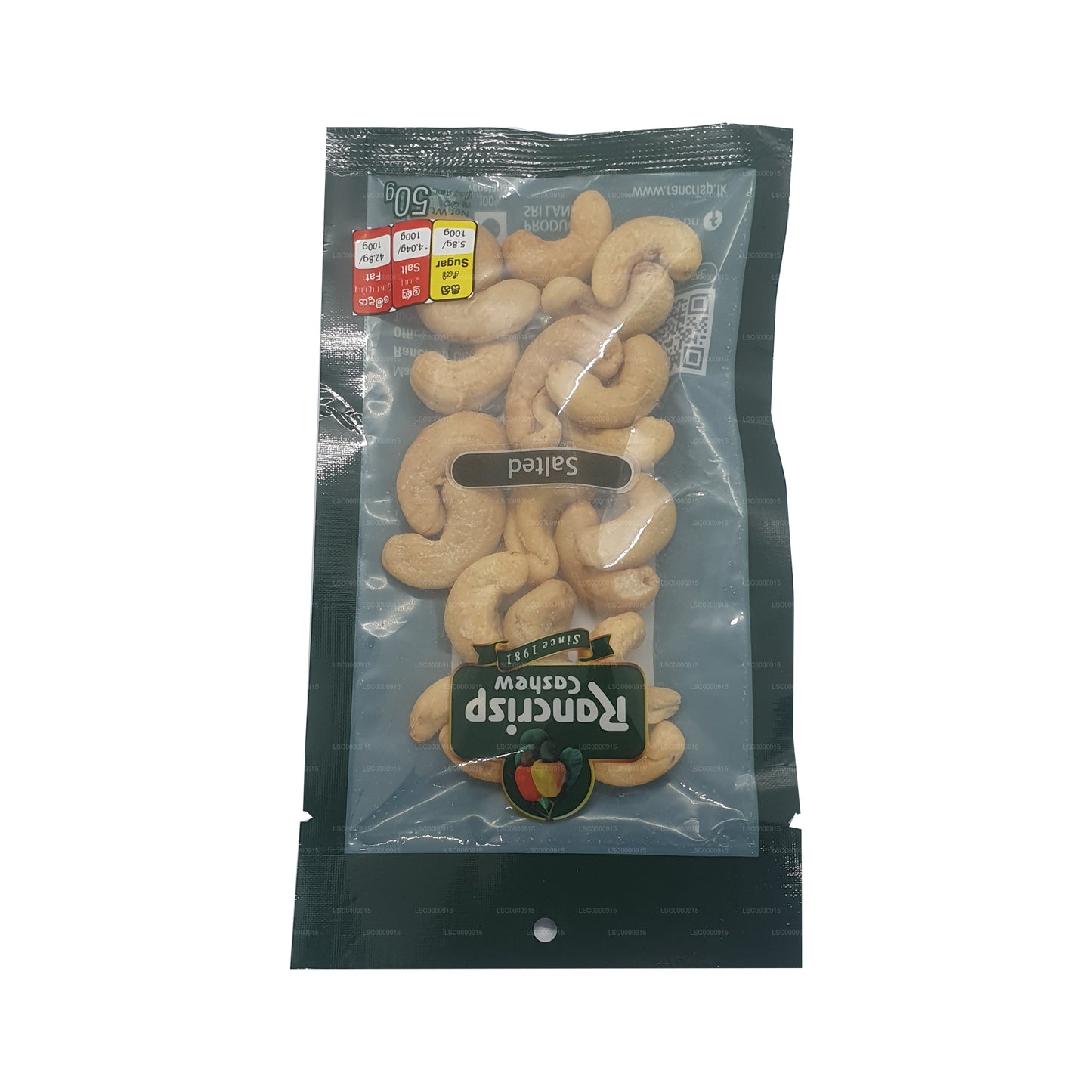 Rancrisp Salted Cashew Nuts