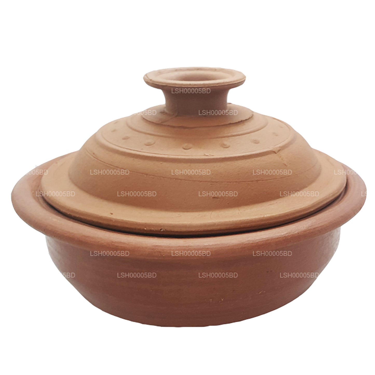 Clay Pot With Lid (20cm × 7cm)