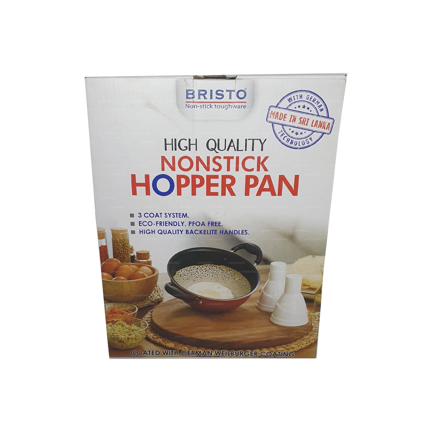 Bristo Nonstick Hopper Pan 18cm (7 inch)