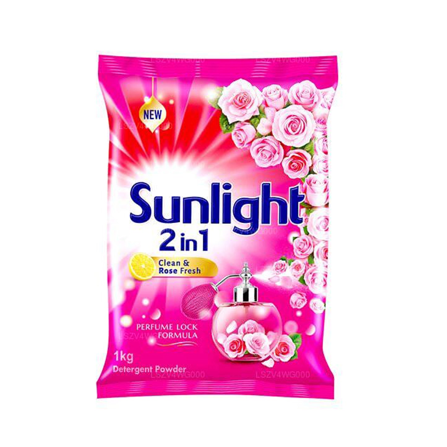 Sunlight Lemon & Rose prací prášek (1 kg)