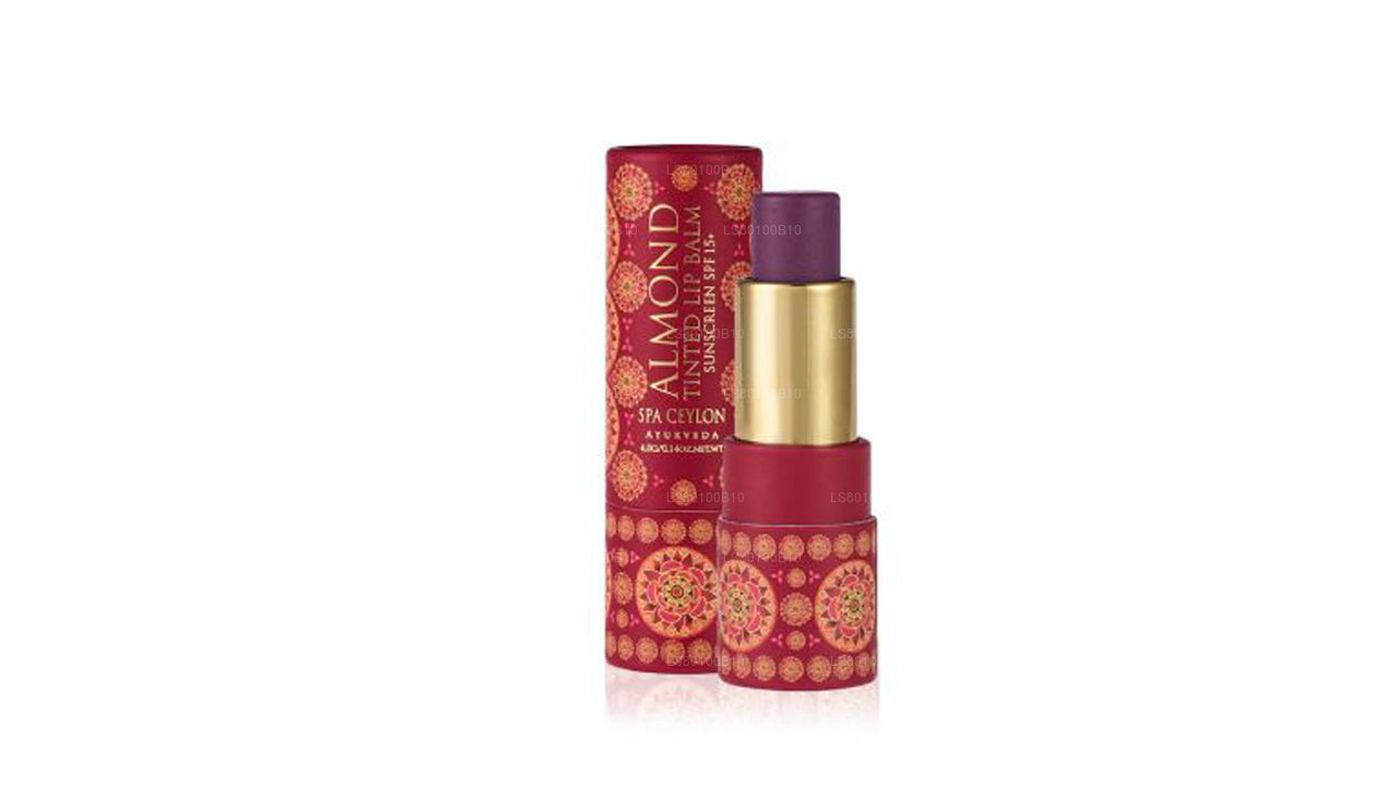 Spa Ceylon Almond Tinted Lip Balm - Damson SPF 15+