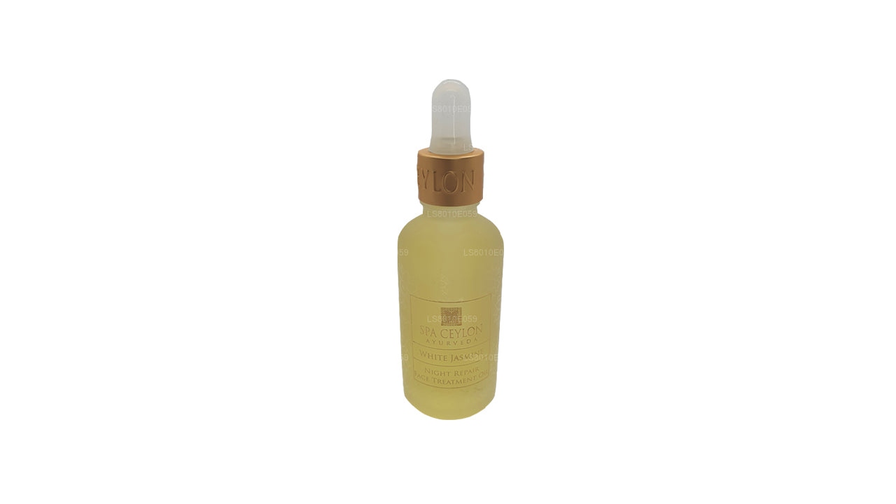 Spa Ceylon White Jasmine Night Repair Face Treatment Oil (50ml)